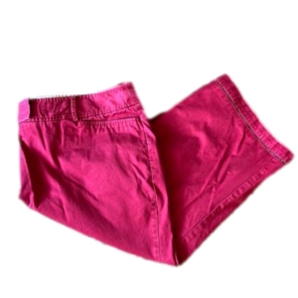 𝅺EUC, VENEZIA, Red, Long, Short Pants, Plus Size 22, Polyester Blend